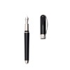 Pineider Avatar UR Mini Fountain Pen Black Palladium trims Fine nib