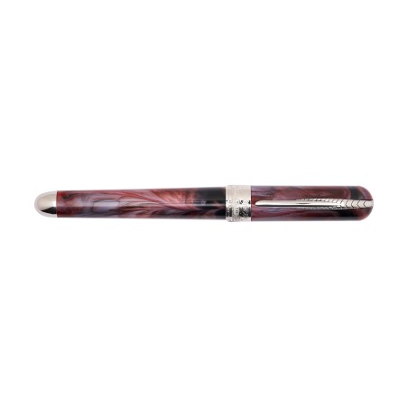 Penna stilografica Avatar UR mini Palladium Trims Red Onyx pennino F