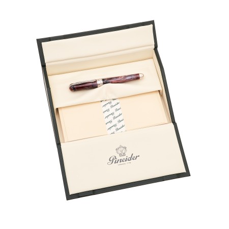 Penna stilografica Pineider Avatar UR Mini  Red Onyx Palladium pennino F