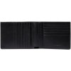 Piquadro Leather Men's Wallet Blue Square Revamp Black