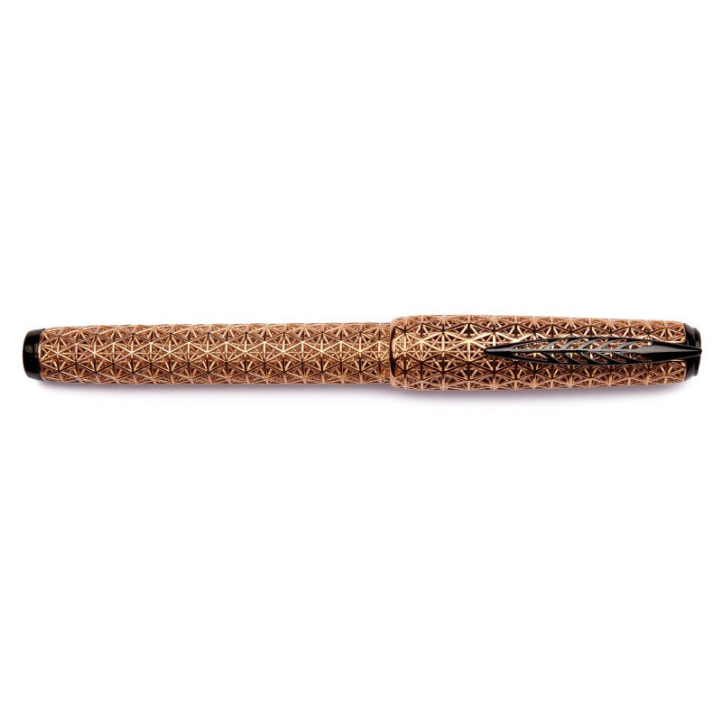 Penna stilografica Pineider Psycho Rose Gold pennino F