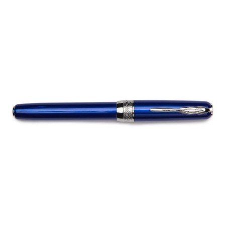 Pineider Full Metal Jacket Fountain pen Lightning Blue Fine nib 14kt