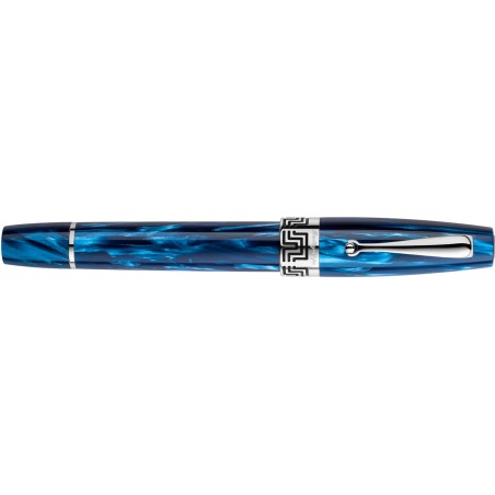 Montegrappa Penna Stilografica Extra Otto 1930 Blu Mediterraneo - Pennino EF