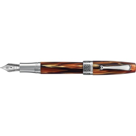 Montegrappa Extra Otto 1930 Fountain pen Turtle Brown - Fine nib