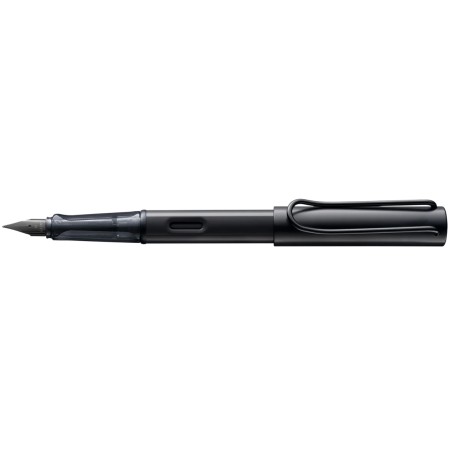 Set Lamy - Penna stilografica AL-Star Black F + Taccuino hardcover A5 black