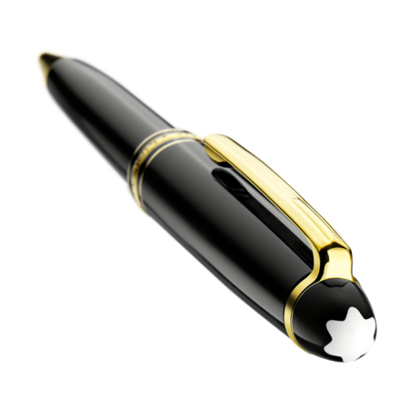 Set Penna a sfera Montblanc Meisterstück Gold-Coated Classique e porta carte 6cc 118908