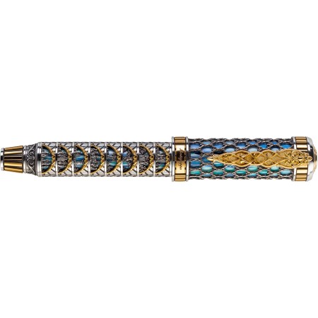 Montegrappa Dante Alighieri Fountain pen Paradiso Silver - Fine nib