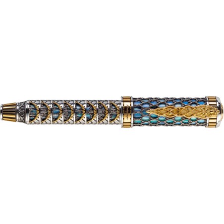 Montegrappa Dante Alighieri Fountain pen Paradiso Silver - Fine nib