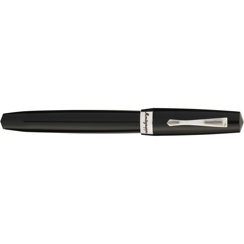 Montegrappa Elmo 02 Fountain pen Black - Fine nib ISE2R2AC