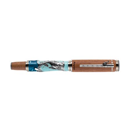 Penna stilografica Montegrappa The Old Man and The Sea Argento - Pennino F