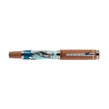 Penna stilografica Montegrappa The Old Man and The Sea Argento - Pennino EF