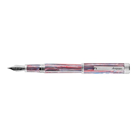 Penna stilografica Montegrappa Zero Fifa France - Pennino F Oro 14K