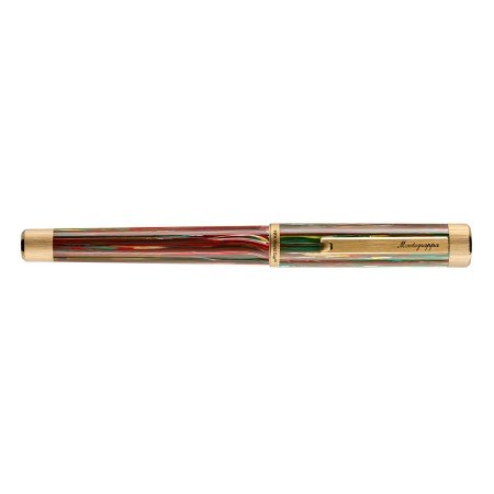 Penna stilografica Montegrappa Zero Fifa Italy - Pennino EF Oro 14K