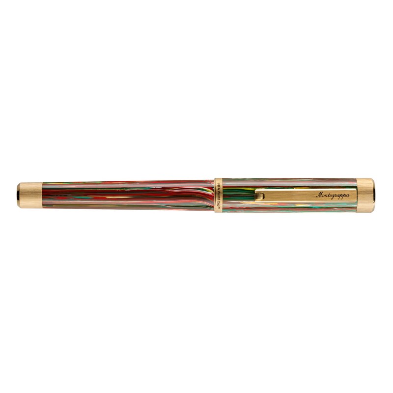 Penna stilografica Montegrappa Zero Fifa Italy - Pennino F Oro 14K