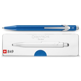 Penna a sfera Caran D'Ache 849 Pop blu