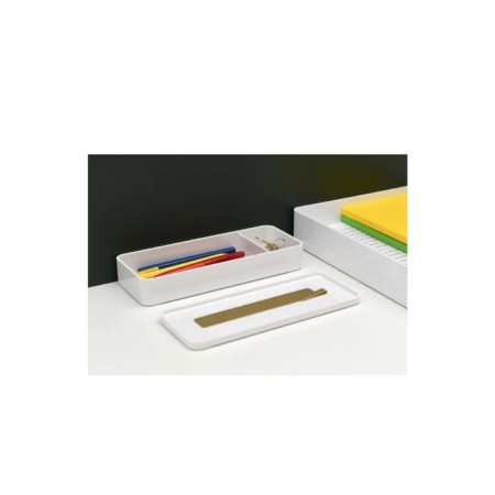 Lemo Kaco Desktop Storage Box White