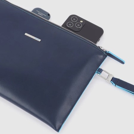 Piquadro Pochette uomo sottile porta ipad mini AC5099B2/BLU