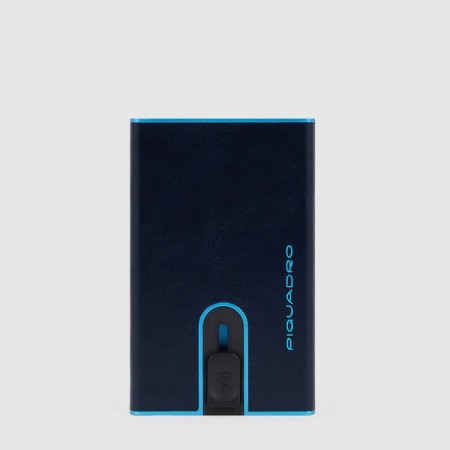 带滑动系统的信用卡夹 Blue Square PP4825B2BLR/BLU