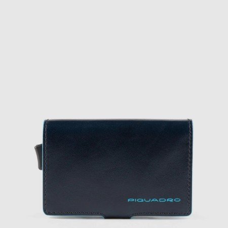 Piquadro double credit card holder PP5472B2R/BLUE