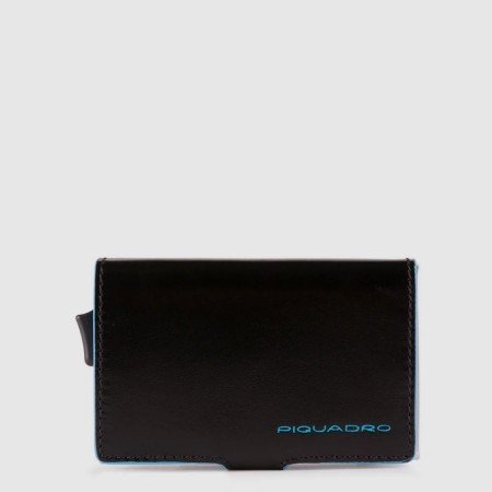 Porta carte di credito doppio con sliding system Piquadro PP5472B2R/N