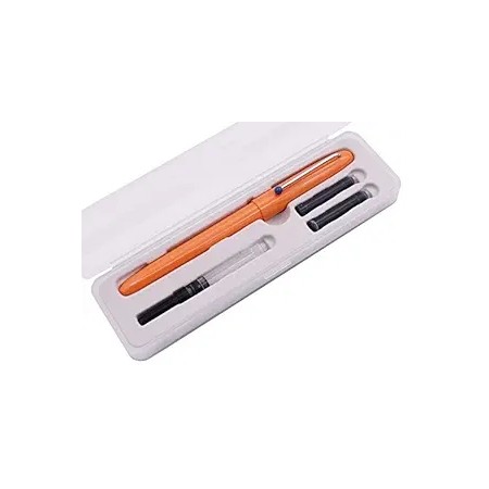 Kaco Retro Fountain Pen Orange EF nib