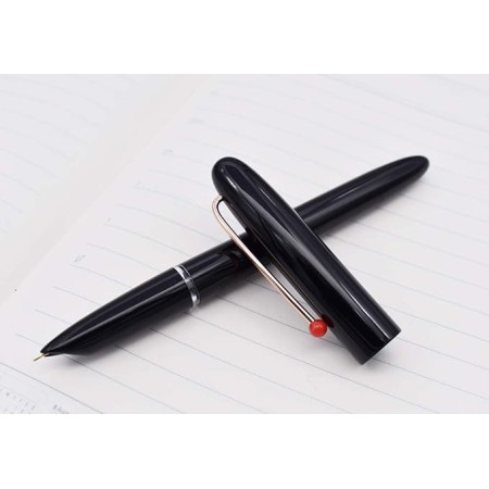 Kaco Retro Fountain Pen Black EF nib