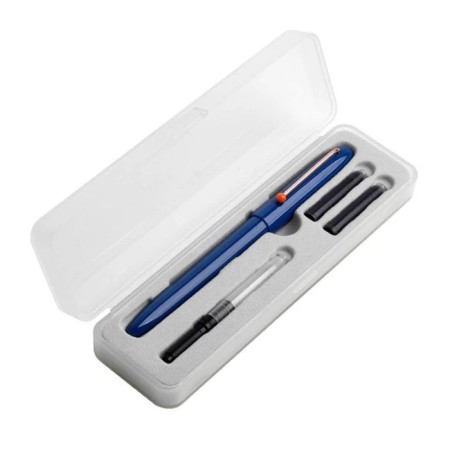 Penna Stilografica Kaco Retro Blue Pennino EF