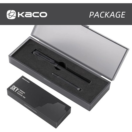 Penna Stilografica Kaco Sky II Nero Pennino EF