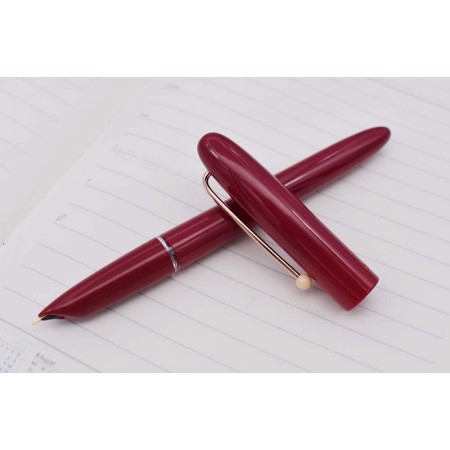 Kaco Retro Fountain Pen Red EF nib