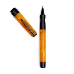 Pineider Roller La Grande Bellezza Rock Yellow - black trims