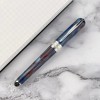 Penna stilografica Pineider Avatar UR Mini  Red Blue Solidate Palladium trims pennino F