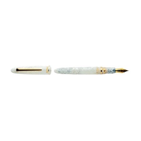 Esterbrook Estie White winter Gold fountain pen, M nib