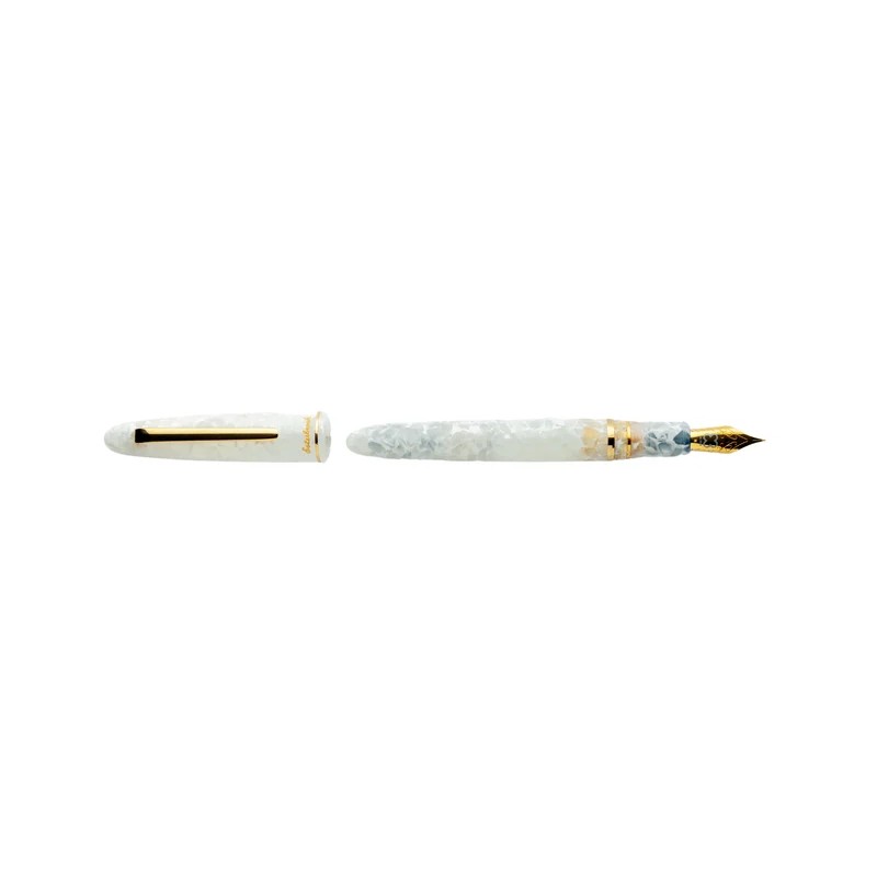 Esterbrook Estie White winter Gold fountain pen, M nib