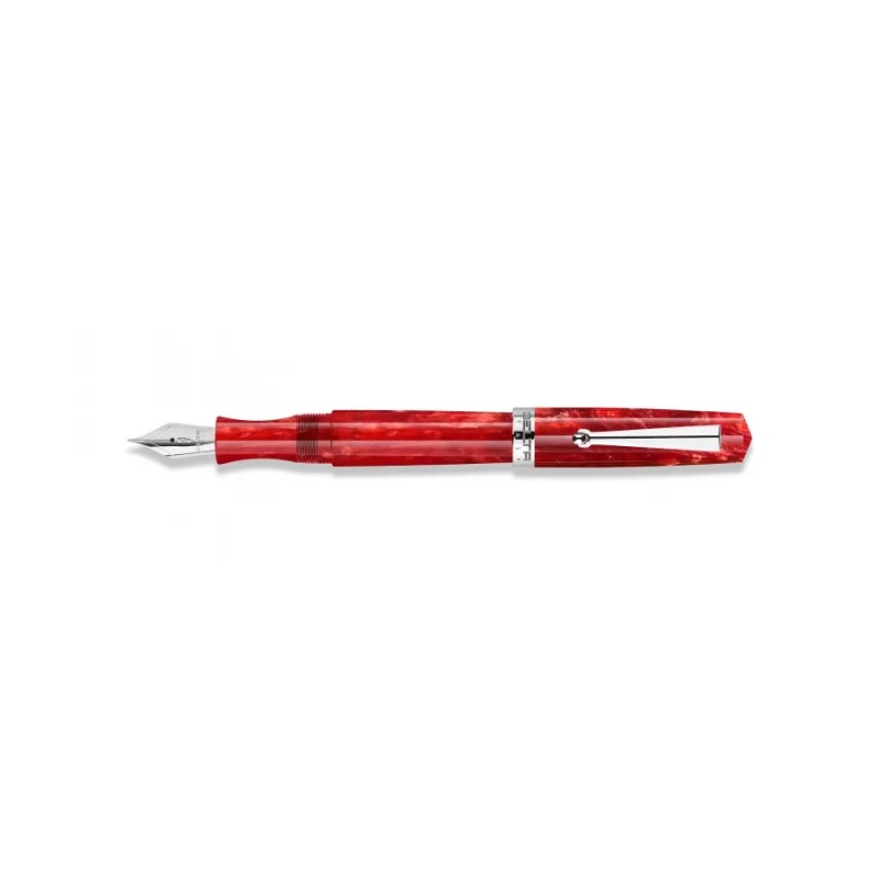 Delta Intesa 2.0 Red fountain pen with F nib