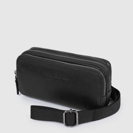 Piquadro Triple Zipped Case Black AC2141B3/N