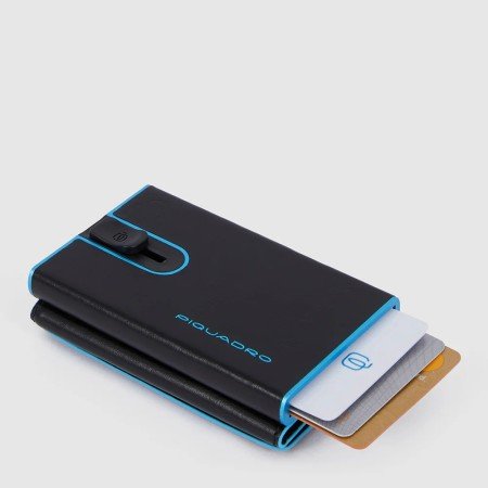 Compact wallet for banknotes and credit cards PP4891B2BLR/N