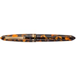 Montegrappa Venetia Fountain Pen Havana Amber 14k F nib