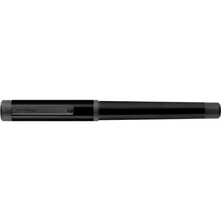 Montegrappa Zero IP Fountain Pen Ultra-Black - Fine steel nib