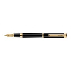 Montegrappa Zero IP Fountain Pen Yellow Gold Steel Fine nib