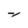 Leonardo Momento Magico fountain pen, glossy black, gold-coloured finish, F nib