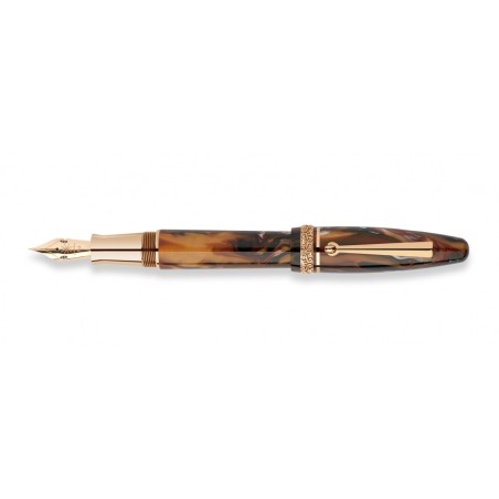 Maiora Ultra Ogiva fountain pen - Golden Age - Fire Fin. gold nib F