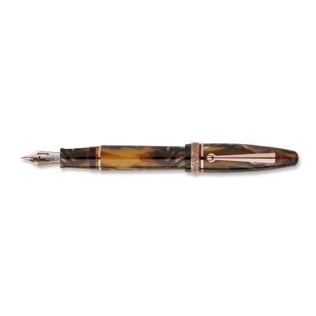 Maiora Ultra Ogiva fountain pen - Golden Age 2.0 - Fire Fin. rose gold nib F