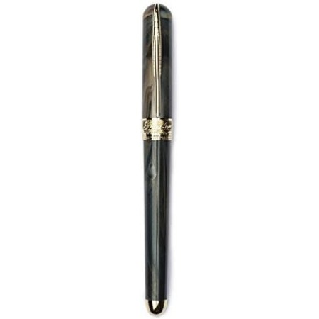 Pineider Avatar De Luxe Gold Fountain Pen Riace Bronze - Extra fine nib