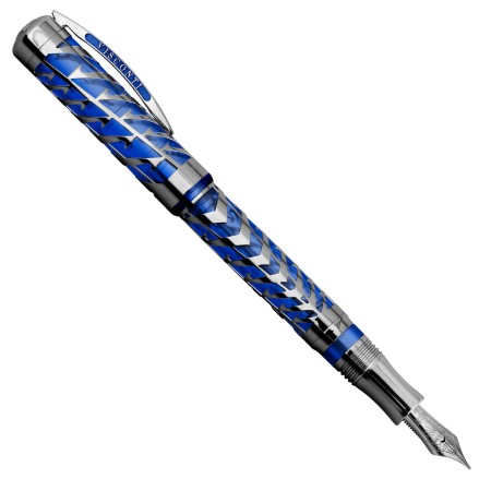 Penna stilografica Visconti Watermark Blue Moon Pennino EF - Edizione Limitata