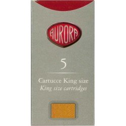 Cartucce Aurora ricambio cartuccia King size inchiostro per stilografica blu 5pz