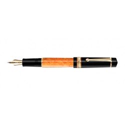 Penna Stilografica Delta DV Original Mid-Size Finiture color oro Pennino F