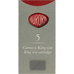 Cartucce Aurora ricambio cartuccia King size inchiostro per stilografica blu 5pz