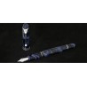 Aurora 888 Fountain Pen Ebanite Blue Fine nib Limited Edition