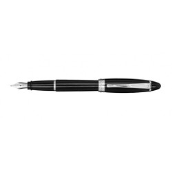 Aurora Ipsilon Resin Fountain Pen Black Fine nib B11-N