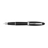 Aurora Ipsilon Resin Fountain Pen Black Fine nib B11-N